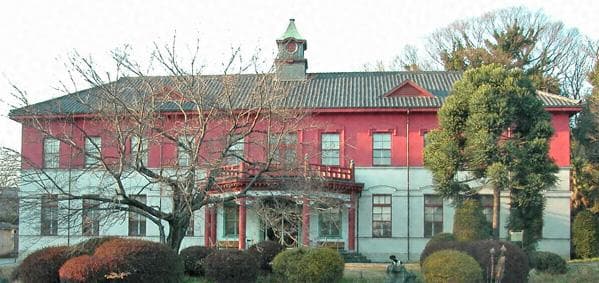 昭和レトロ洋館「旧東京医学校本館」　着色模型