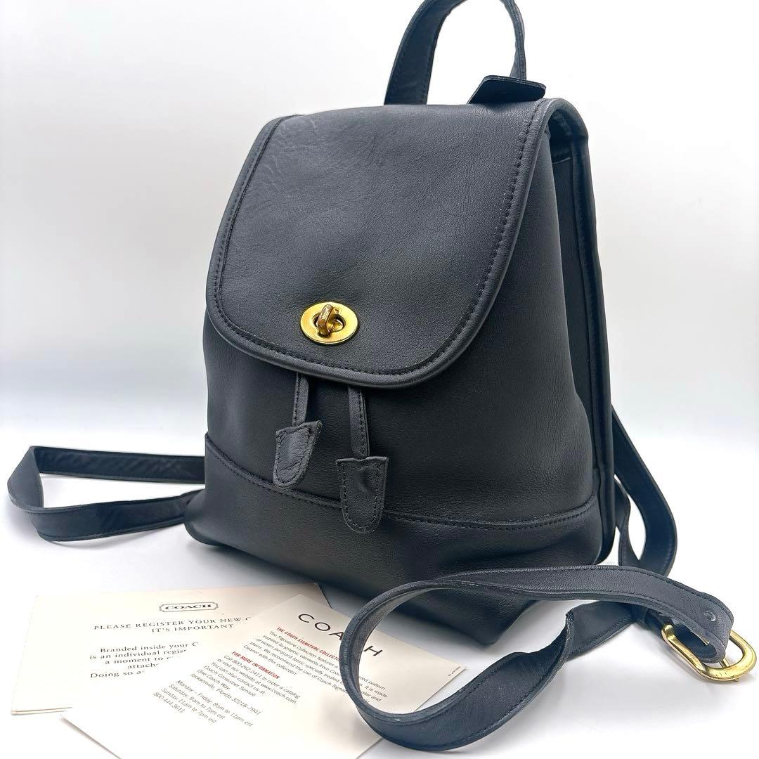 ほぼ未使用✨コーチ COACH オールドコーチ ミニリュックUSA製