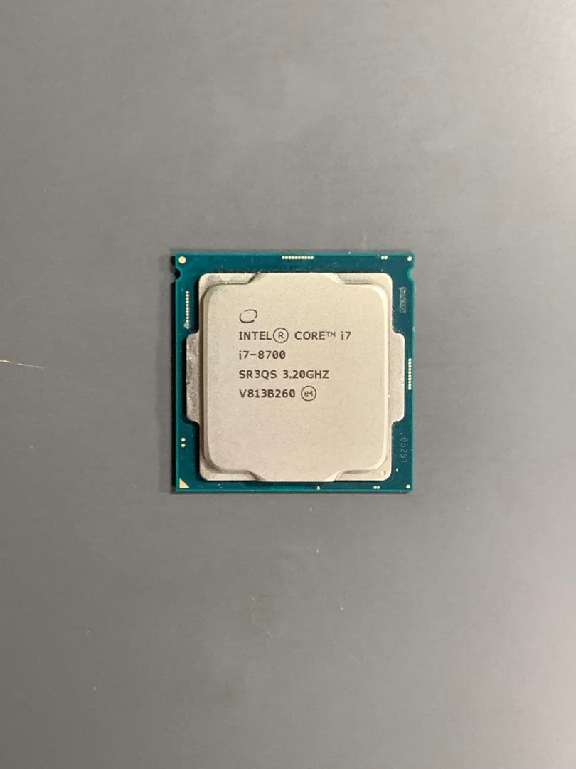 CPU Intel Core i7-8700 CPU 3.2GHz