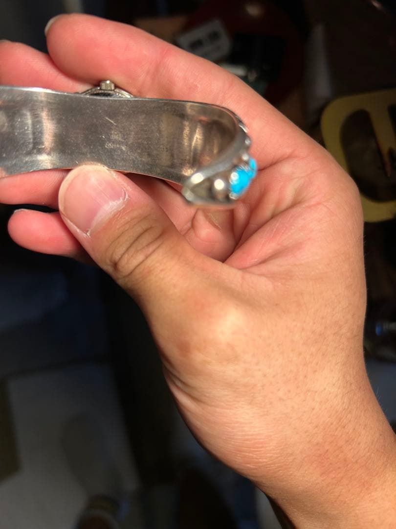 60〜70sナバホ族 時計型バングル