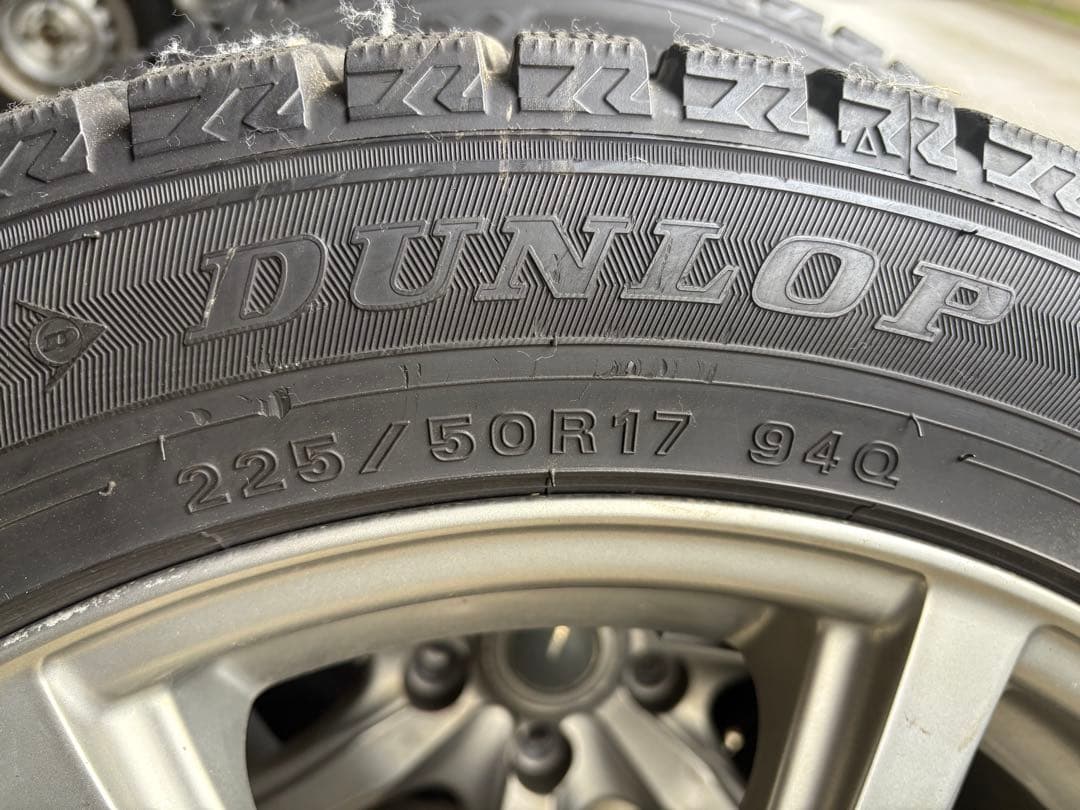 225/50R17 スタッドレスタイヤ•アルミホイール4本セット