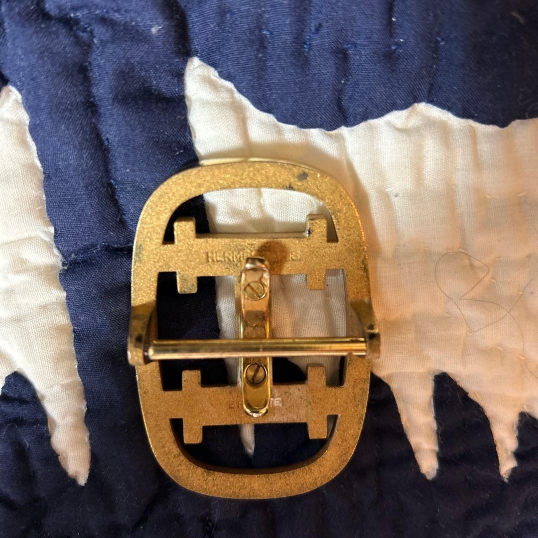 HERMÈS レザー ベルト リバーシブル