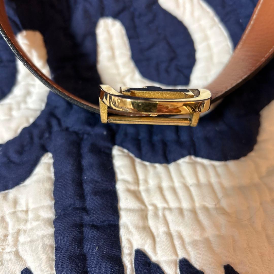 HERMÈS レザー ベルト リバーシブル
