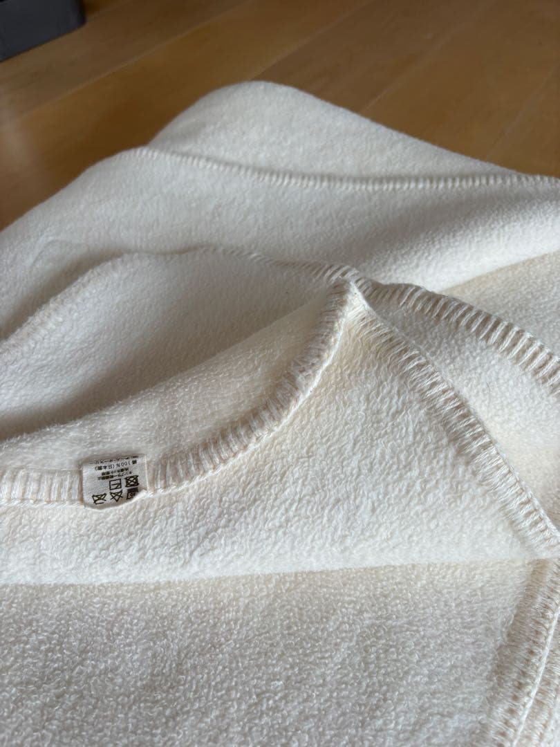 メイドインアース　綿毛布　きなり　オーガニックコットン