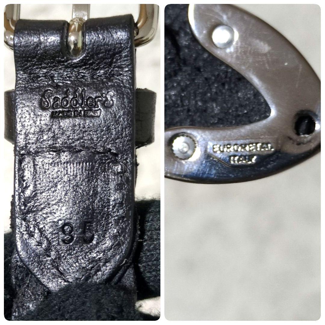 極美品 希少 Saddler's 25MM プンターレ メッシュベルト 黒