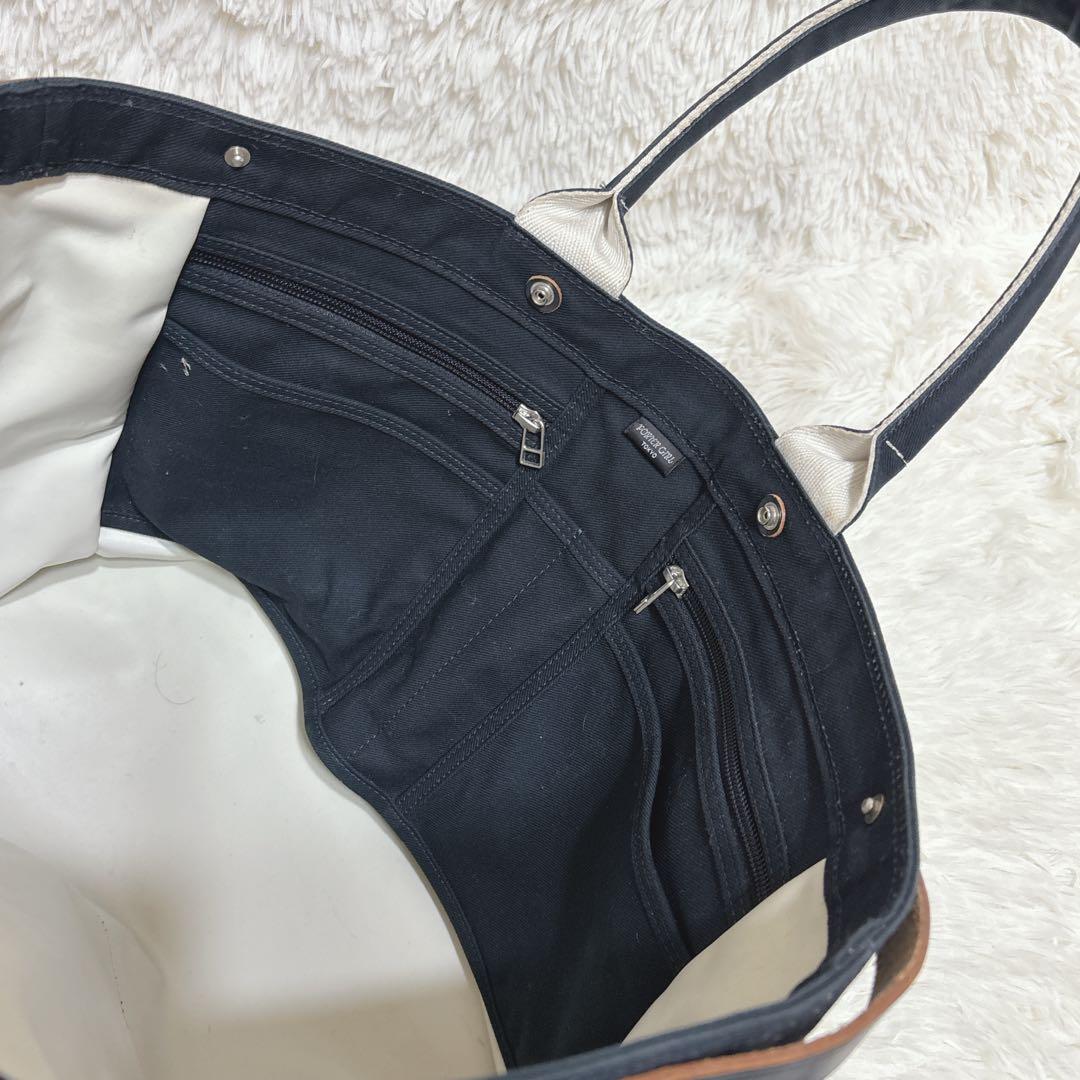 PORTER GIRL ポーターガール　ネイキッド トートバッグ　ネイビー