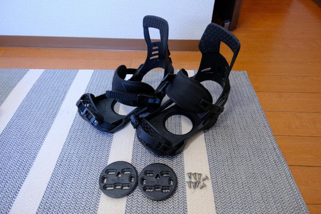 【美品】NIDECKER　スノーボード ビンディング ブラック　Lサイズ