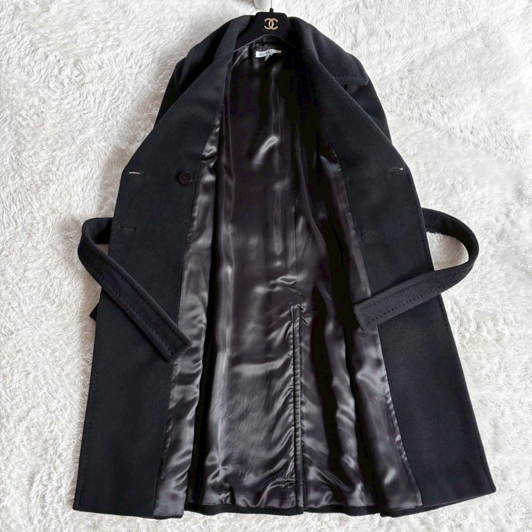 美品✨マックスマーラ　マレーラ　カシミヤウール　ベルト付チェスターコート　42