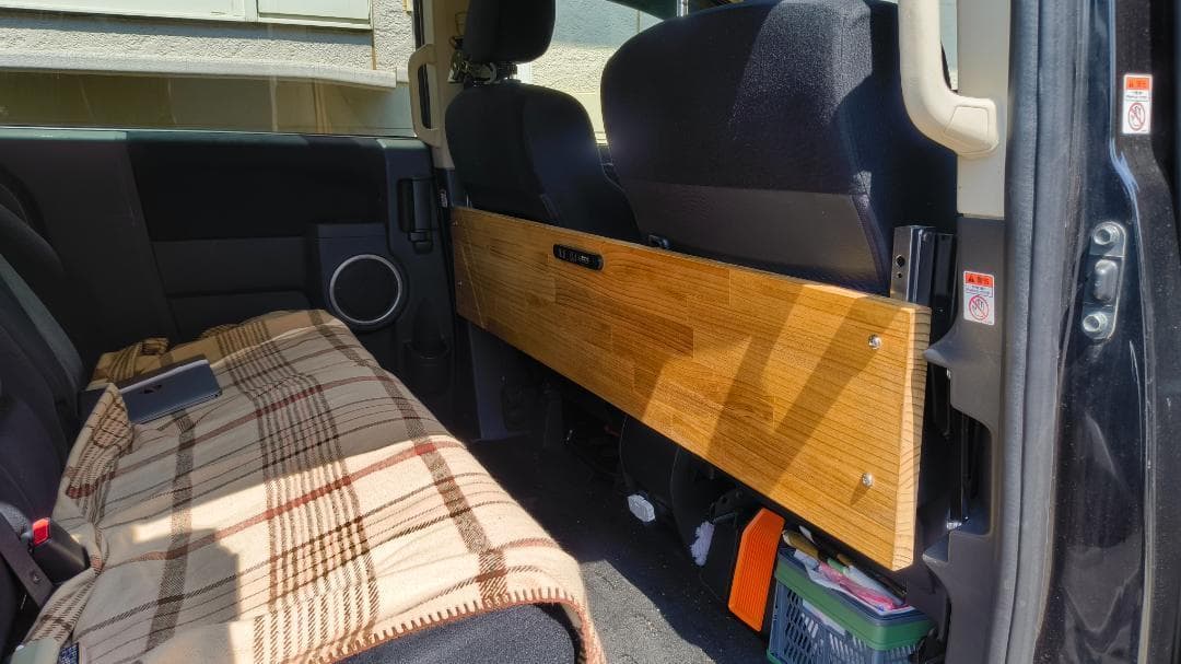 [デリカD5専用] 折り畳み2ndシートテーブルALLセット（前期・後期対応）