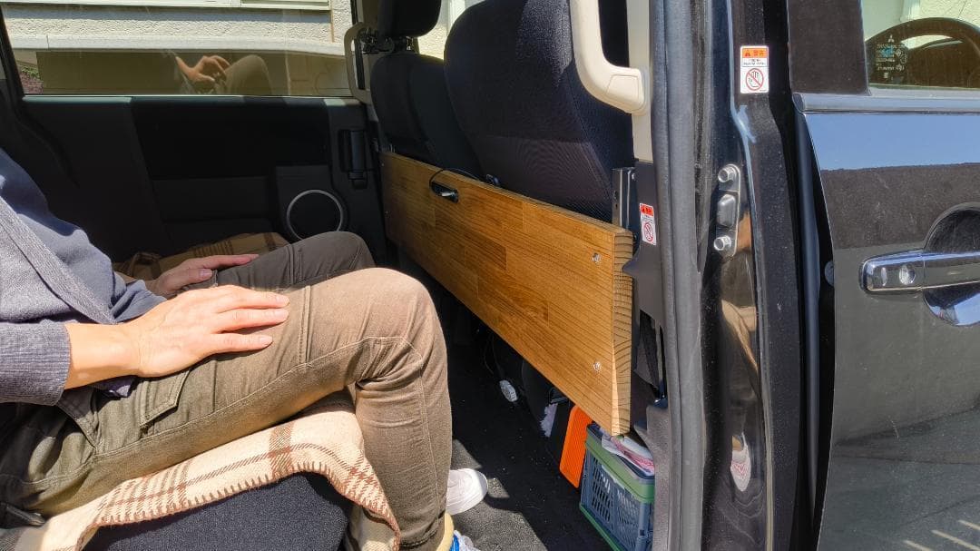 [デリカD5専用] 折り畳み2ndシートテーブルALLセット（前期・後期対応）