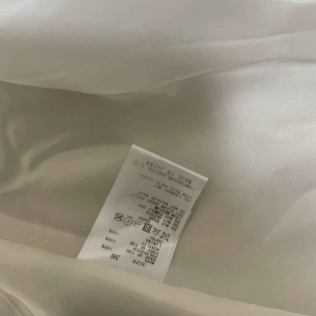 きり⭐️美品定価69120円デプレ ロングコート サイズ36 アイボリー