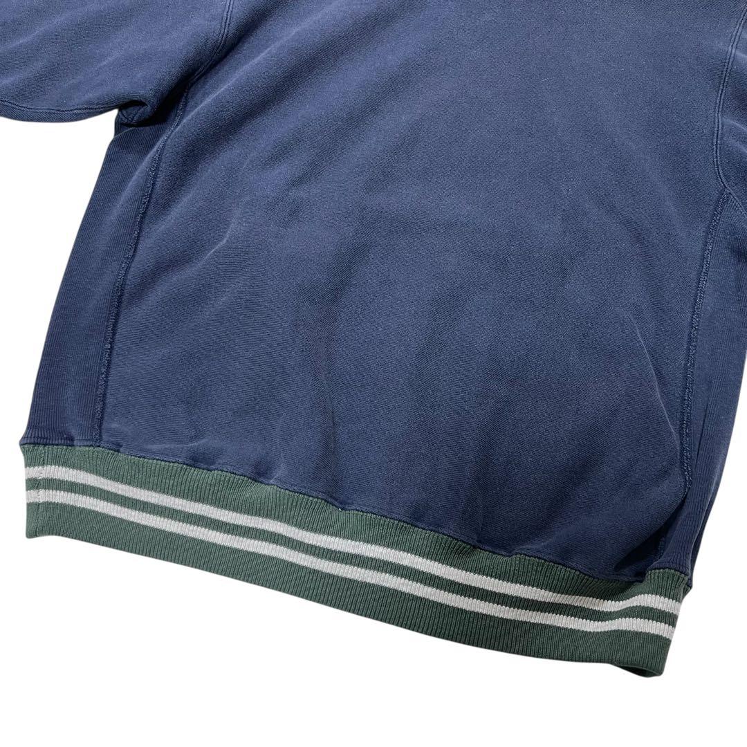 USA製 チャンピオン リバースウィーブ パーカー L ネイビー 90s刺繍タグ