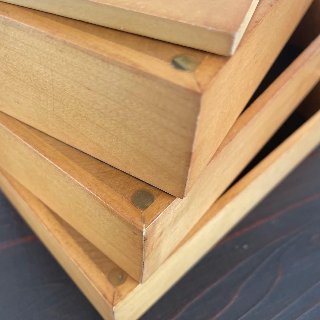 北欧デザイン・3段スライドトレイ