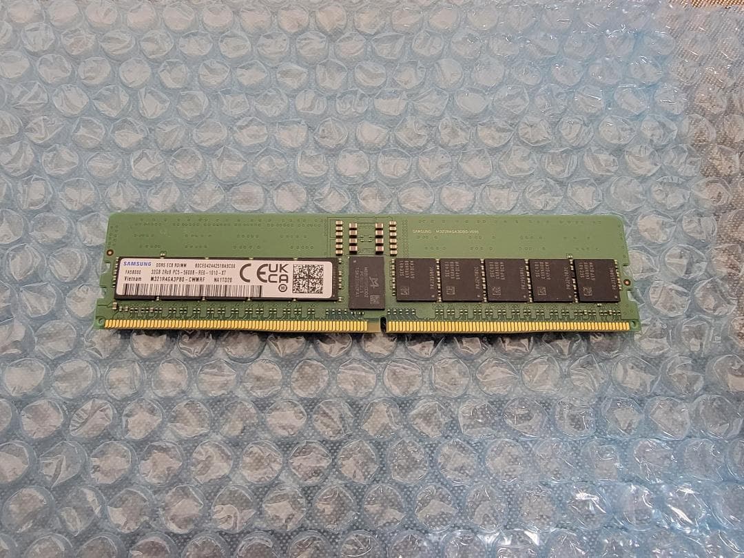 SAMSUNG DDR5 PC5-5600 RDIMM 32GB メモリ