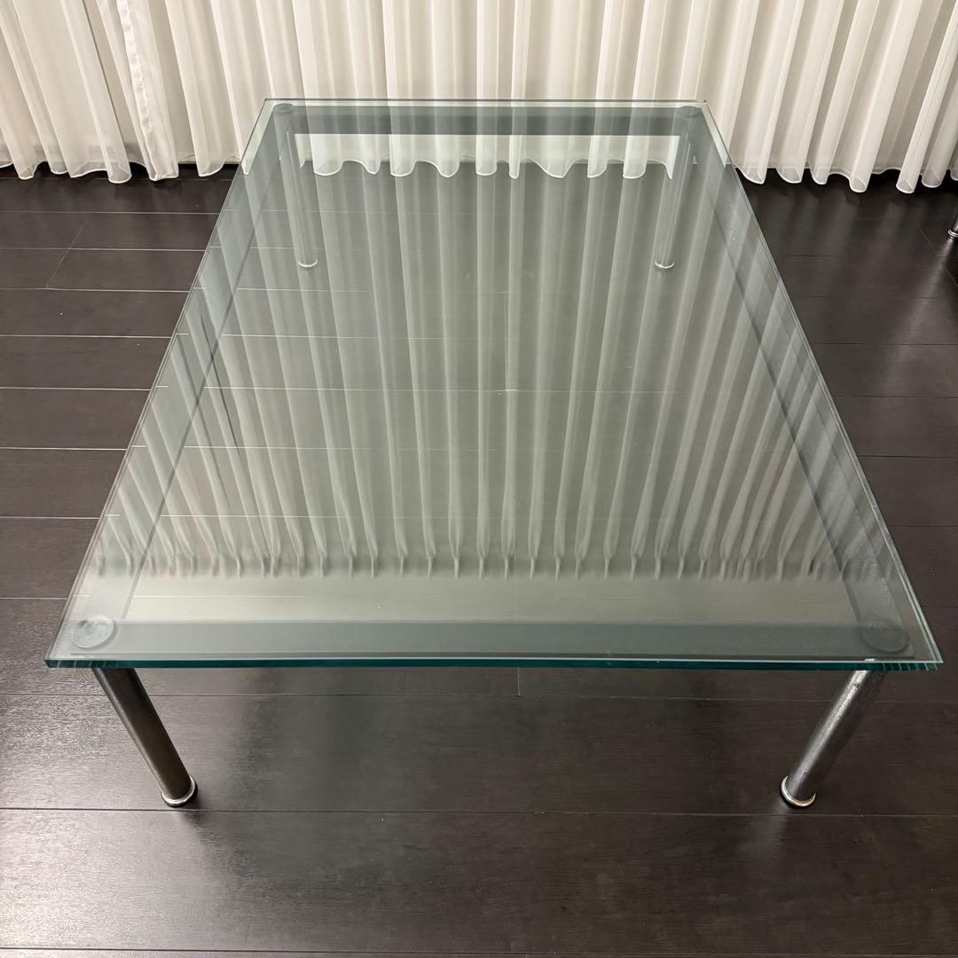 カッシーナ コルビュジエ LC10-P ガラステーブル ロータイプ