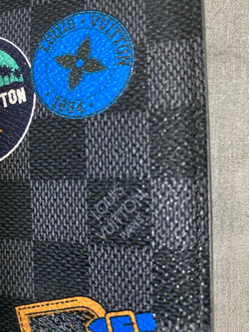 H 　ルイ・ヴィトン　パスポート ケース　カバー ダミエ