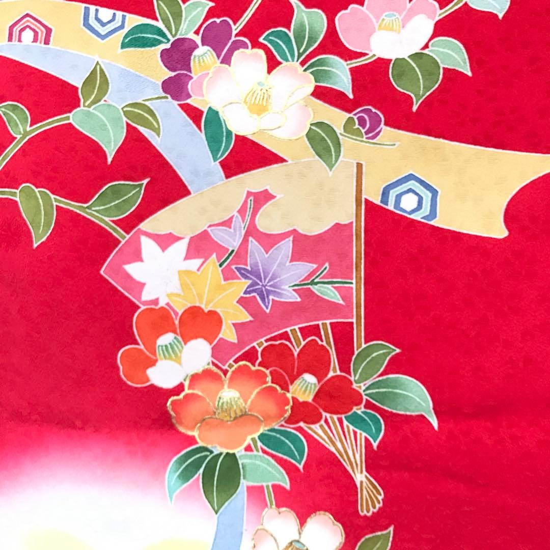 七五三　着物　正絹　友禅