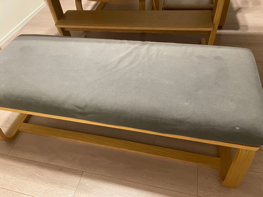 【美品】『手渡限定』無印テーブル&チェアセット