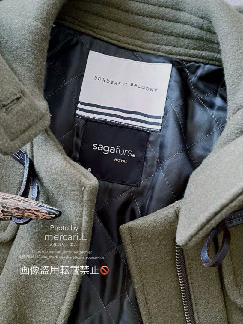 【短期出品】ボーダーズ borders at balcony ダッフルコート
