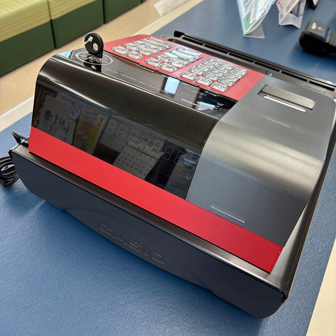 CASIO レジスター レッド/ブラック