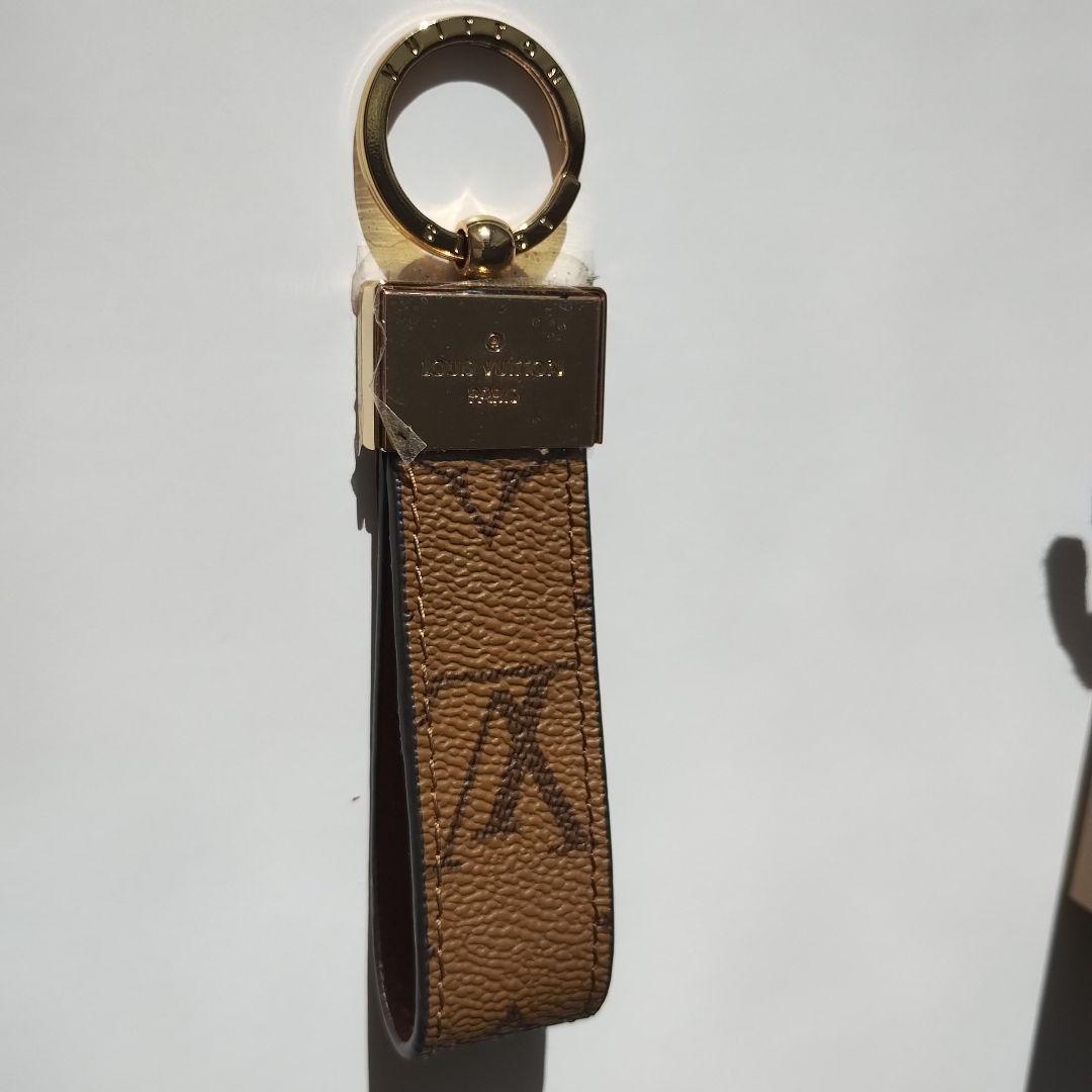 ✦新品✦Louis Vuitton レザーキーホルダー ブラウン