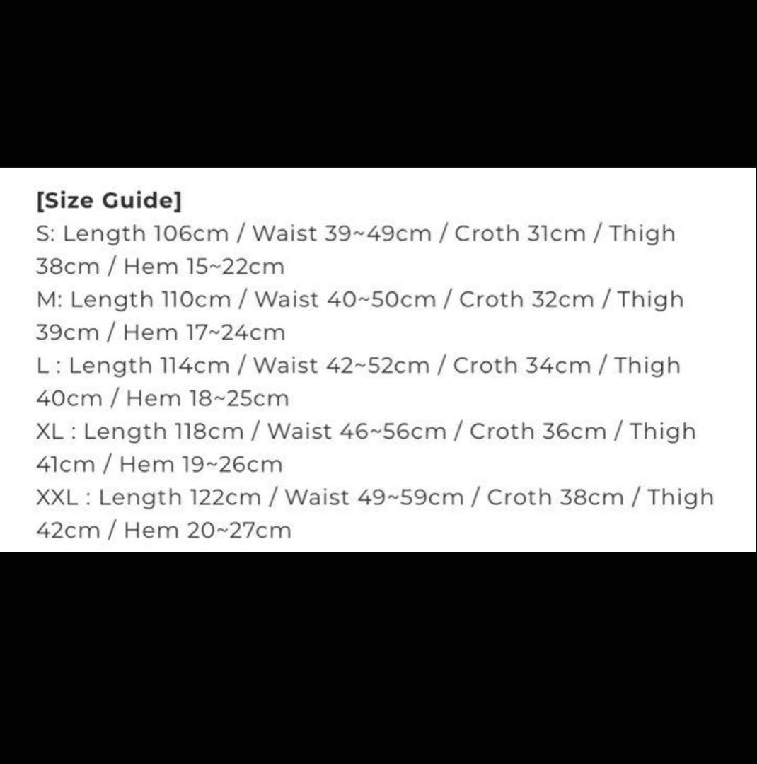 bsrabbit REFLECTIVE JOGGER PANTS Lサイズ