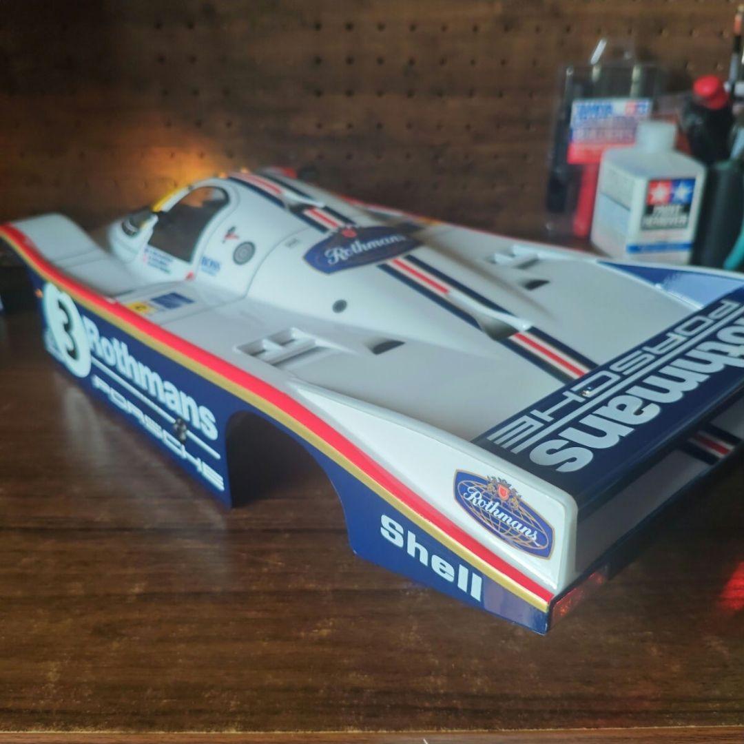 4*！様 タミヤ　ポルシェ956 ボディ　電飾施工済