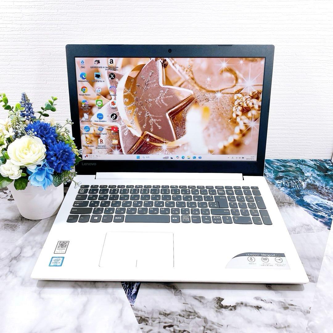 大人気Lenovo✨新品SSD✨薄型ノートパソコン✨カメラ付✨Windows11