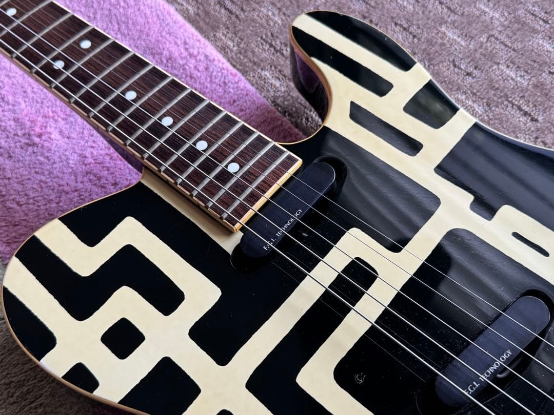 白文字FGI TE-95HT 布袋寅泰　HOTEI 布袋ギター　フェルナンデス