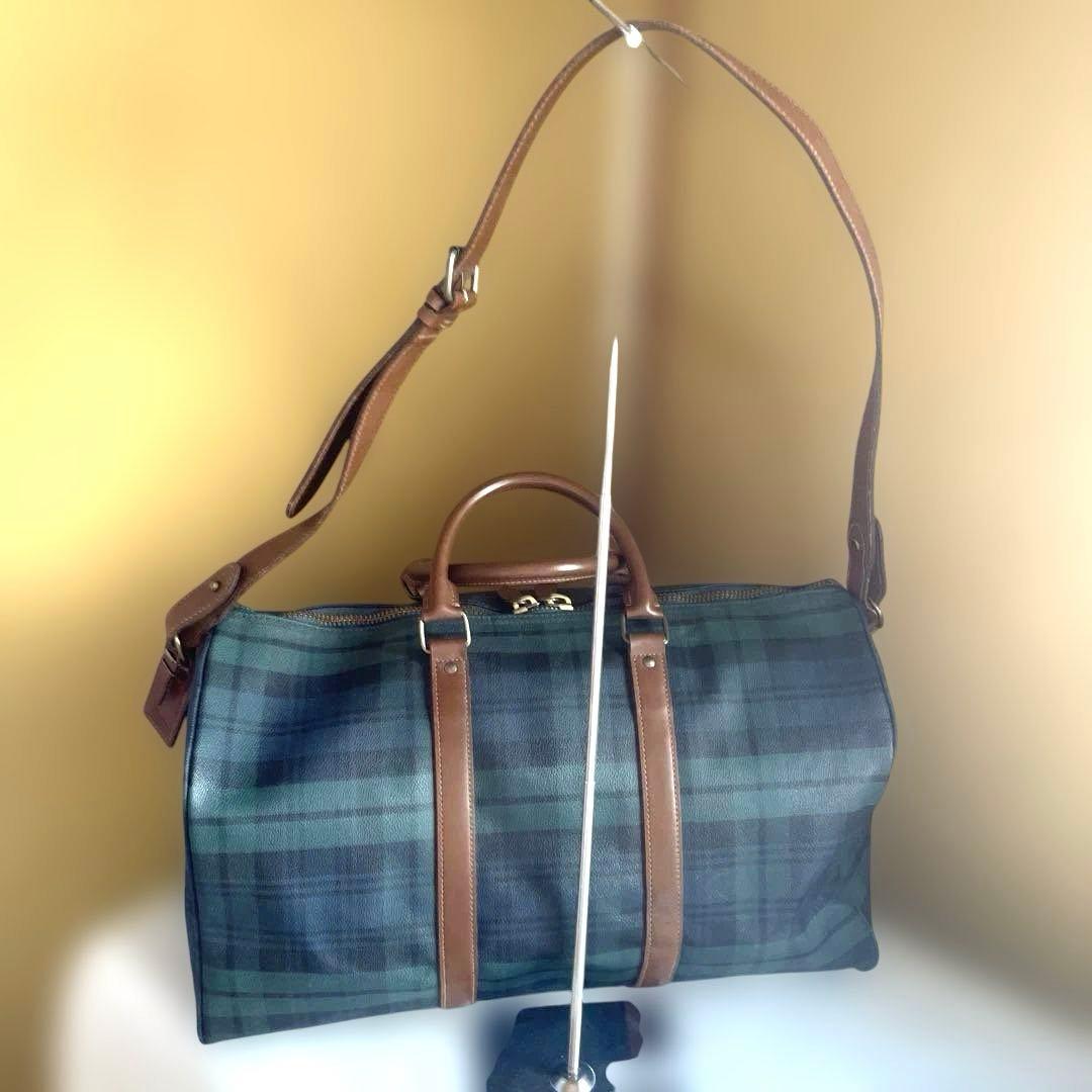 【美品】ポロラルフローレン2way ボストンバッグショルダー大容量PVC