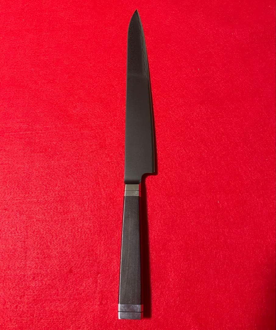 チタンコート　黒　ダマスカス　筋引き