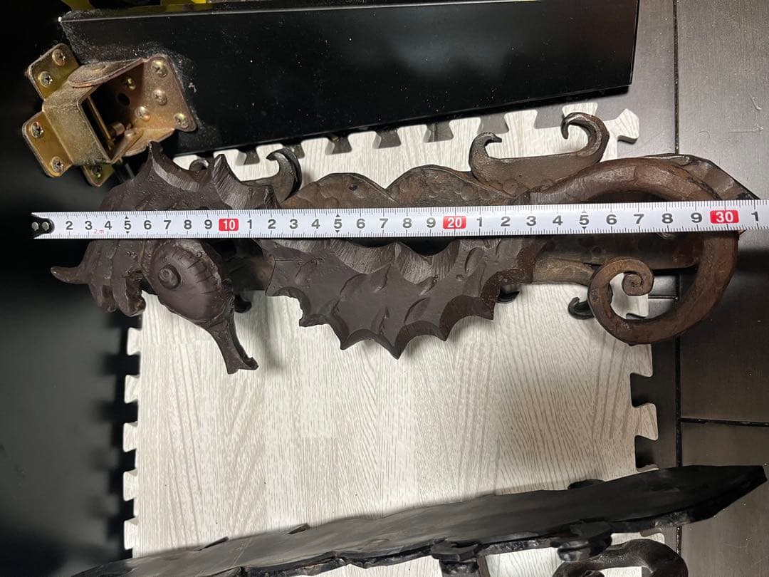 タツノオトシゴ　取手　鉄製