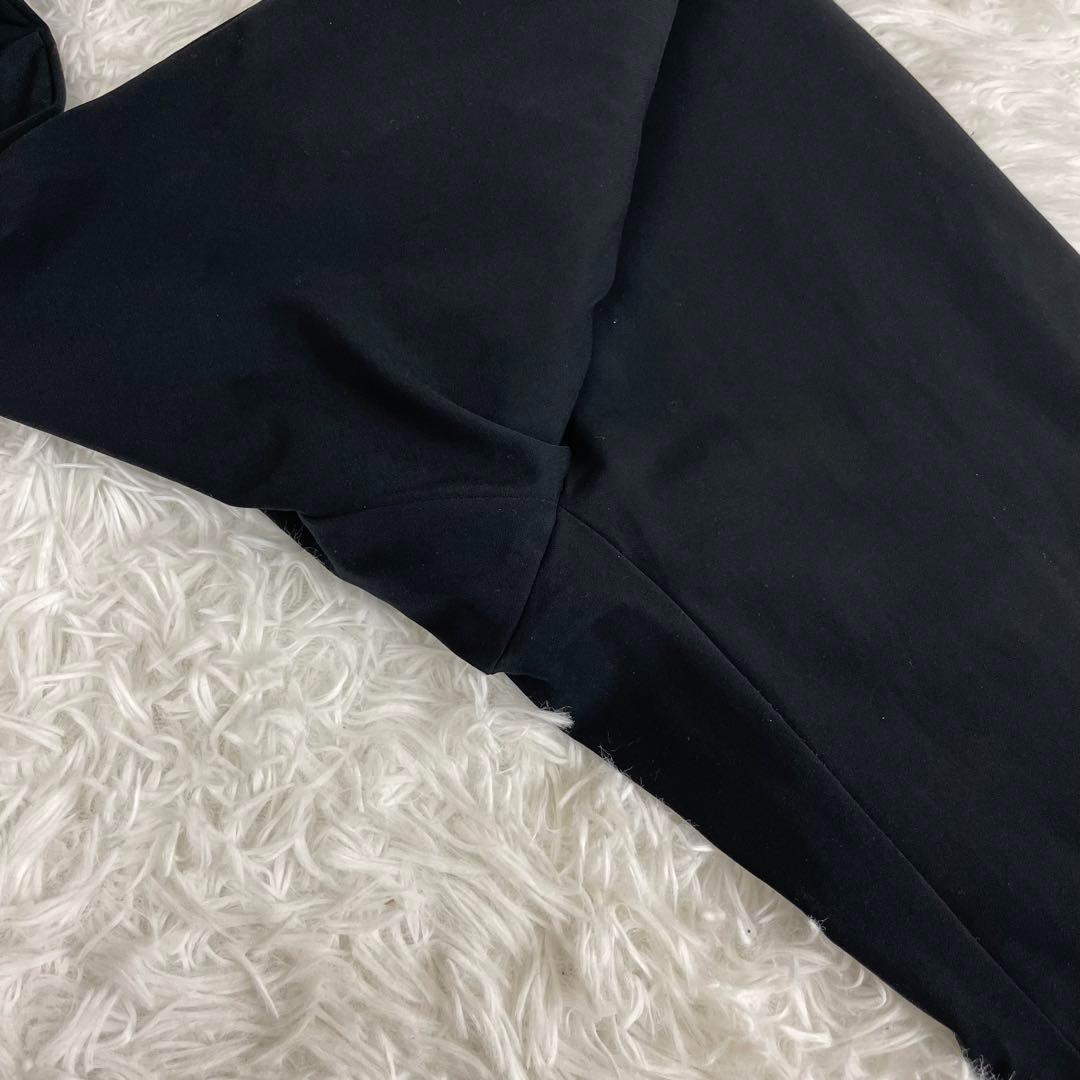 極美品✨プラステ✨ノーカラーセットアップパンツスーツ✨マルチストレッチ✨XS✨黒