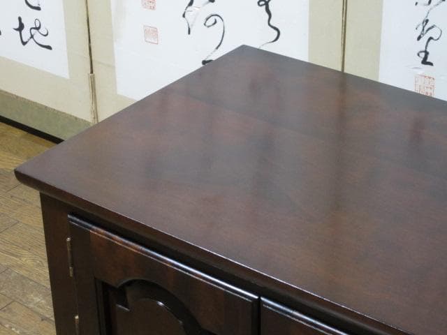 松本民芸家具 ミズメザクラ 無垢材 キャビネット/ローボード/ナイトテーブル