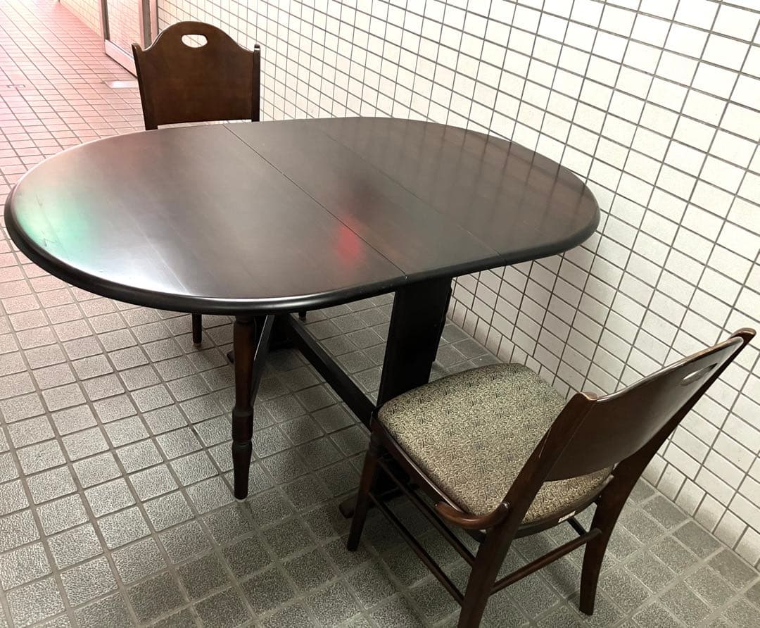 柏木工　kashiwa バタフライテーブル　チェア3点セット　ダイニング