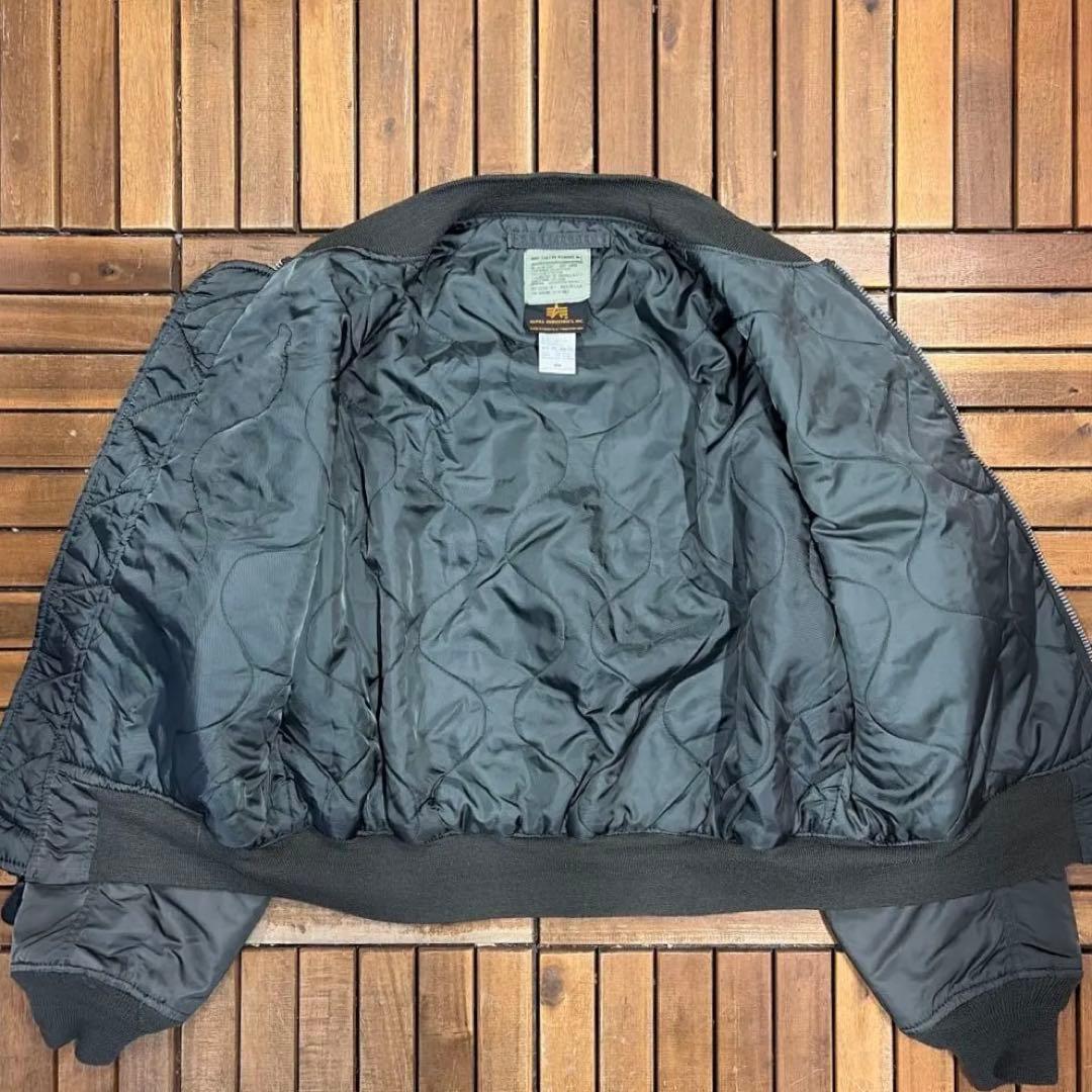 90s USA製 ALPHA INDUSTRIES MA-1 中綿 ブルゾン