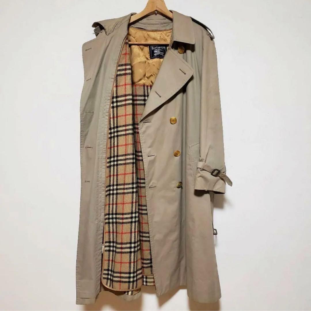 Burberry トレンチコート 英国製 90s Lサイズ