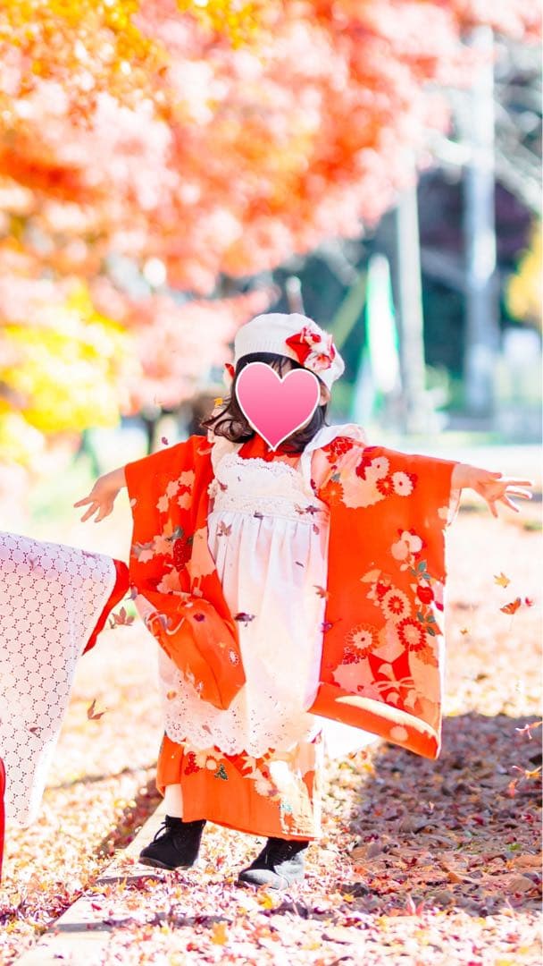 【Momo】七五三　3歳用　レトロ　アンティーク