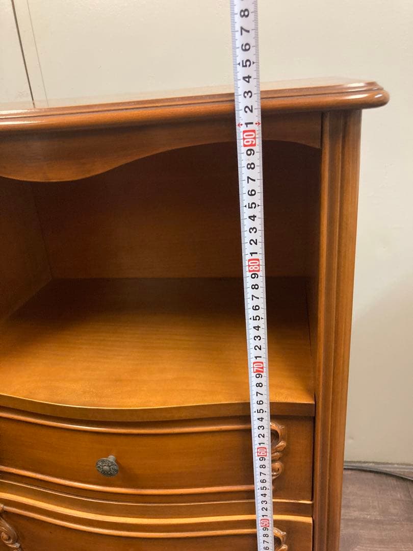 猫脚　家具　サイドチェスト　電話台　ビンテージ