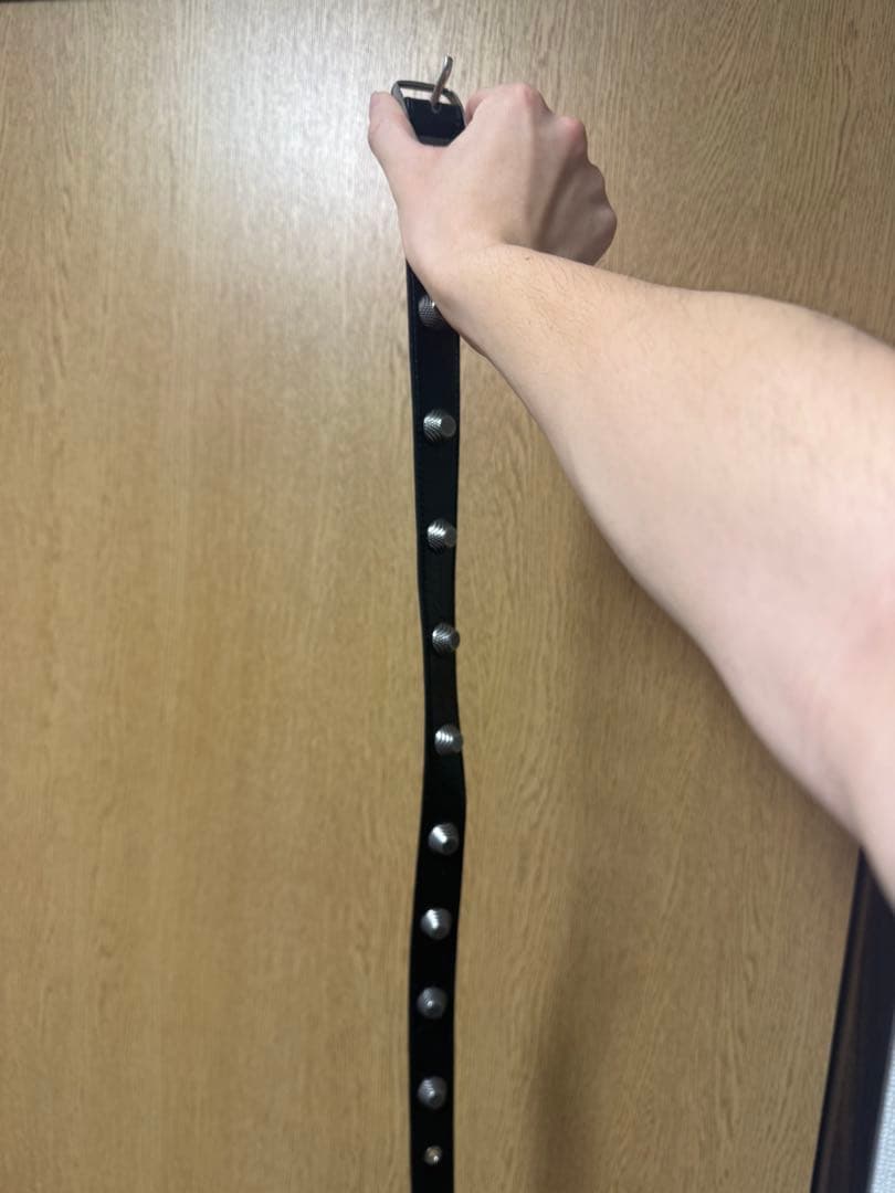 BALENCIAGA LE CAGOLE STUD スタッズ　ベルト　75