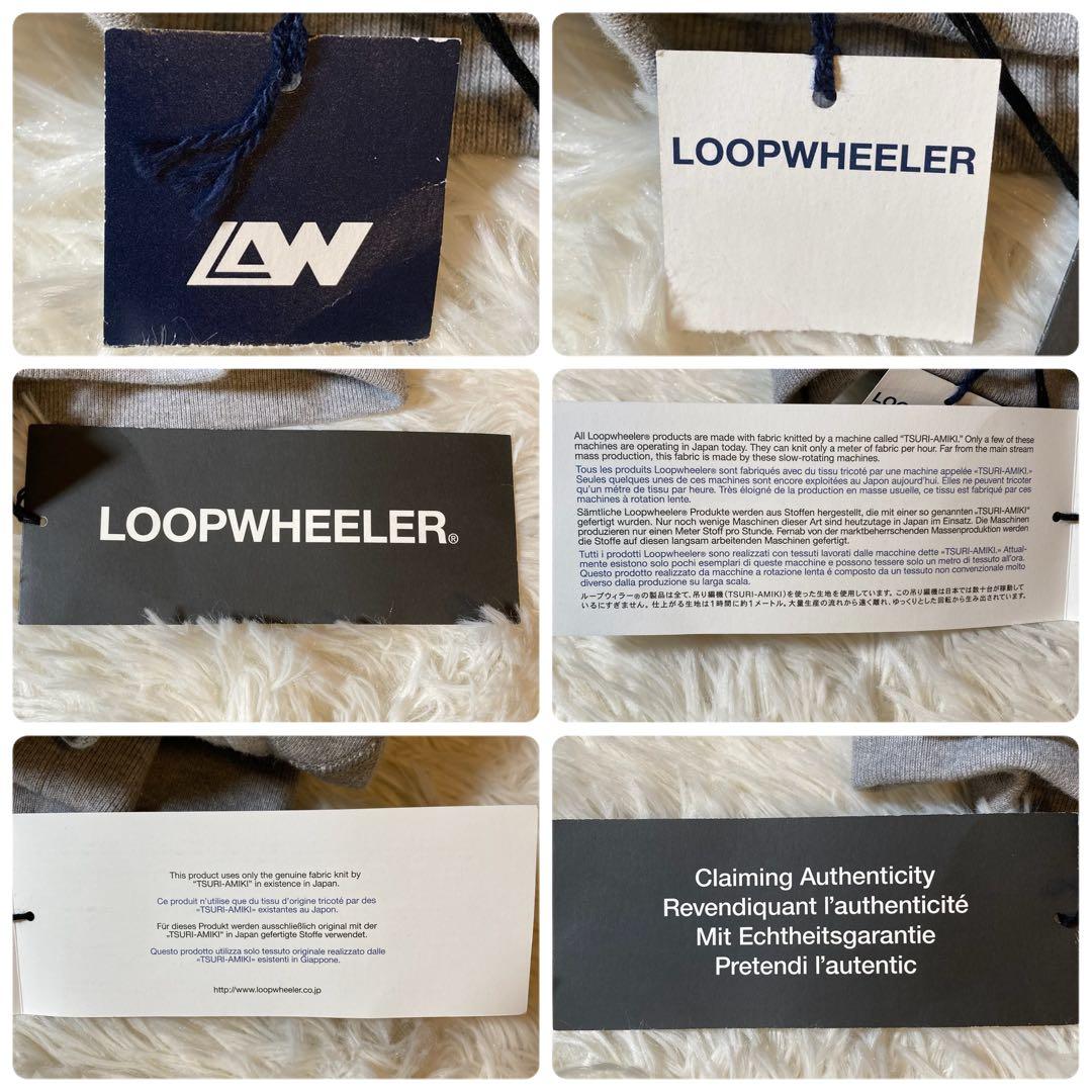 新品未使用 LOOPWHEELER ループウィラー ジップアップ パーカー L