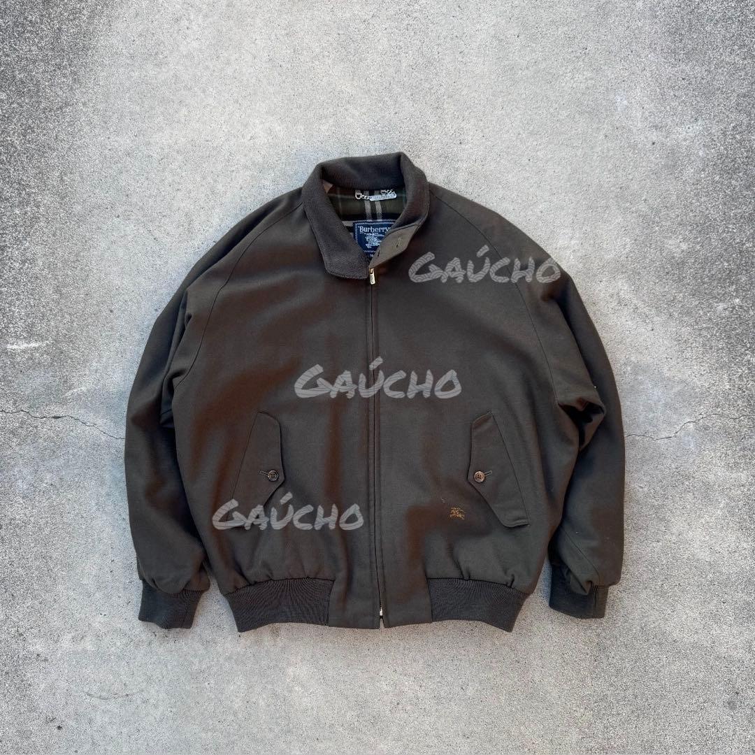 【90s】Burberrys ノバチェック ウール ハリントンジャケット 極美品