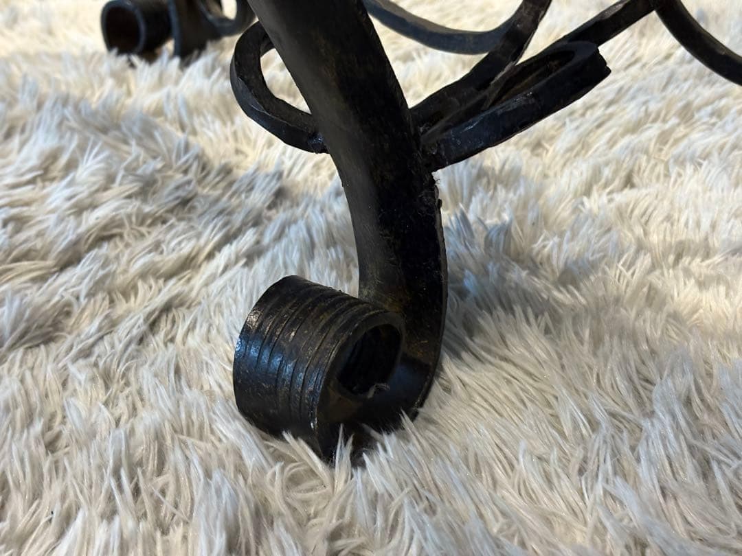 アンティーク　サイドテーブル　大理石　アイアン　コンソール　ビンテージ　SZ