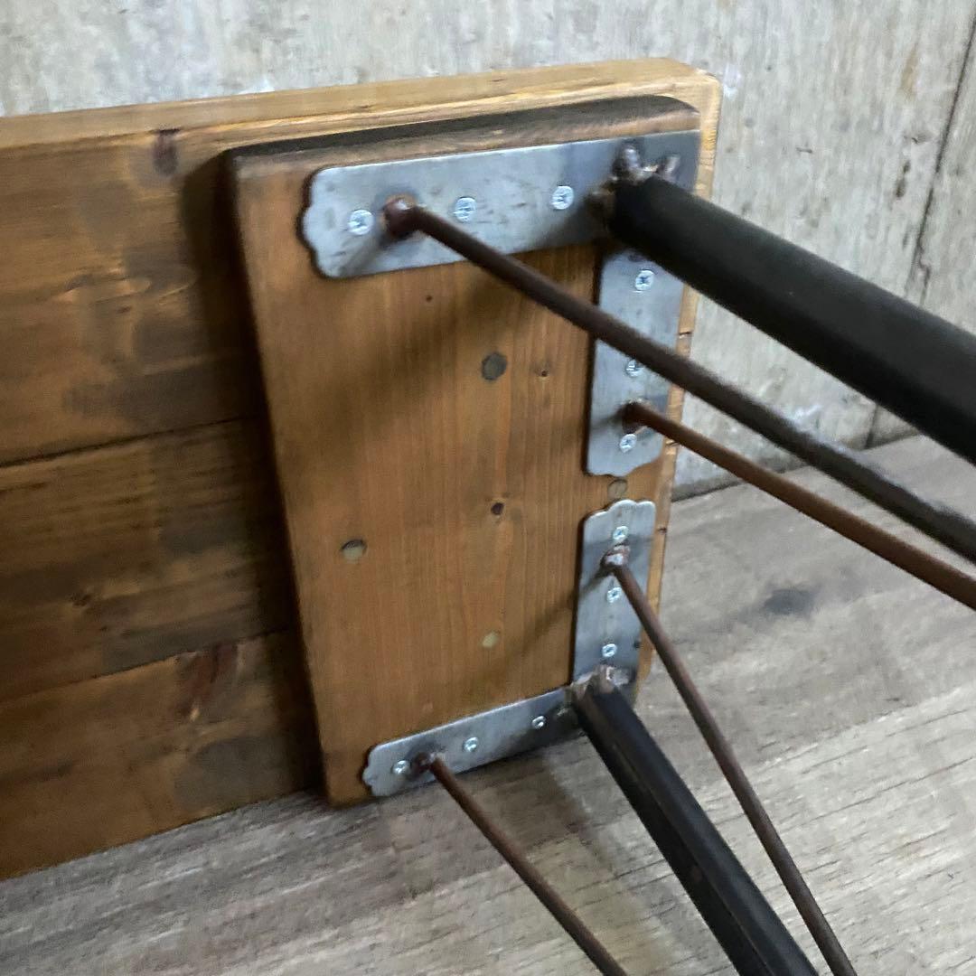 インダストリアル　ベンチ　長椅子　レトロ