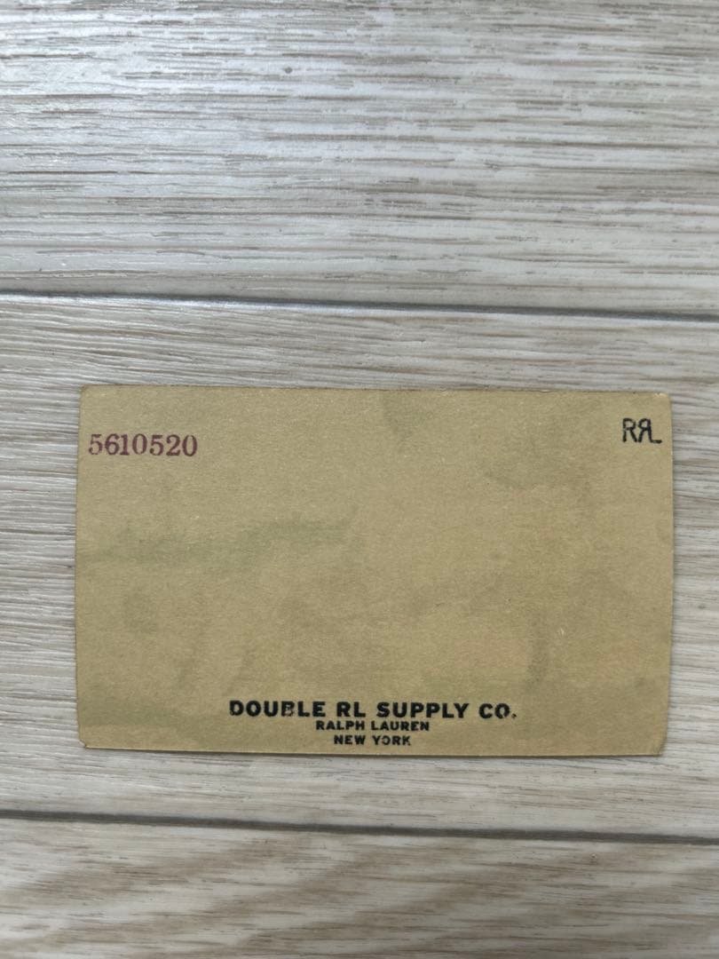 RRL DOUBLE RL ブラック 二つ折り財布