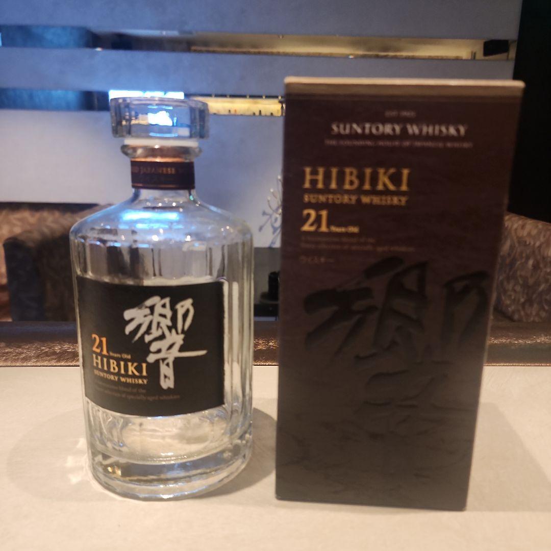 Hibiki 21年 ウイスキー 700ml 箱入り空ビン