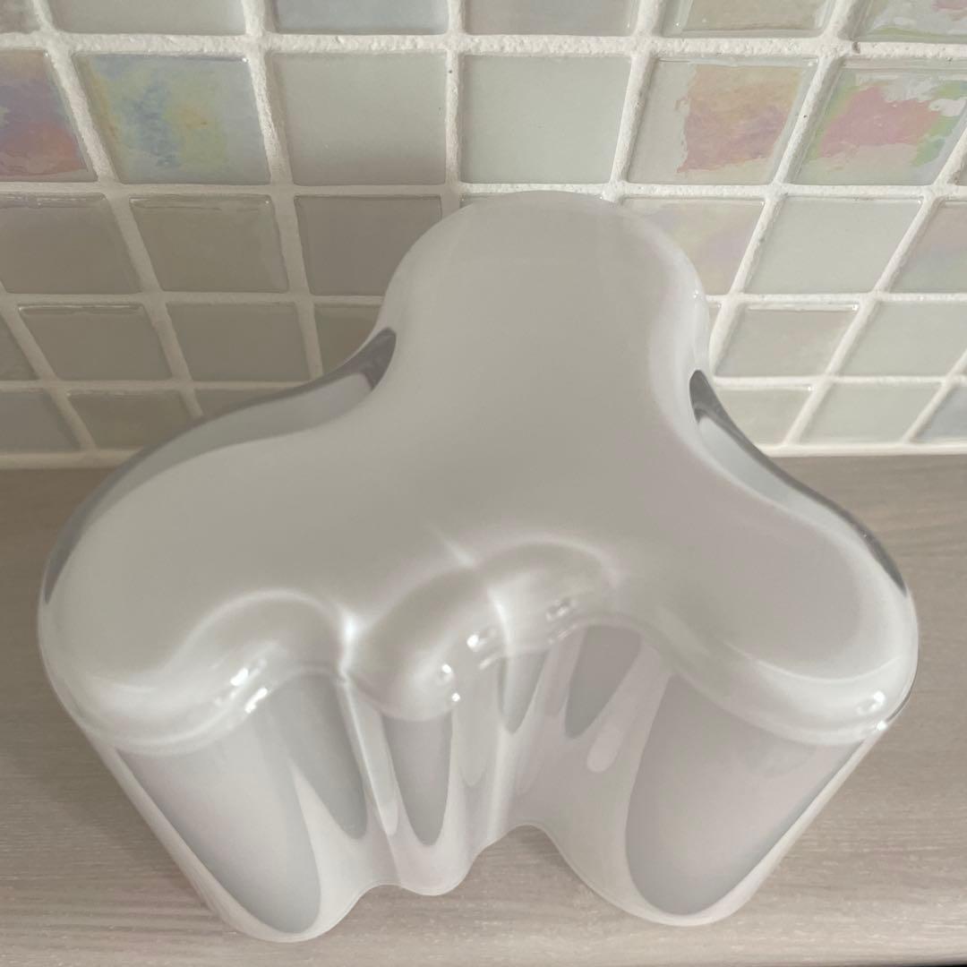 Mpico❗️ イッタラ　フラワーベース ホワイト　95mm