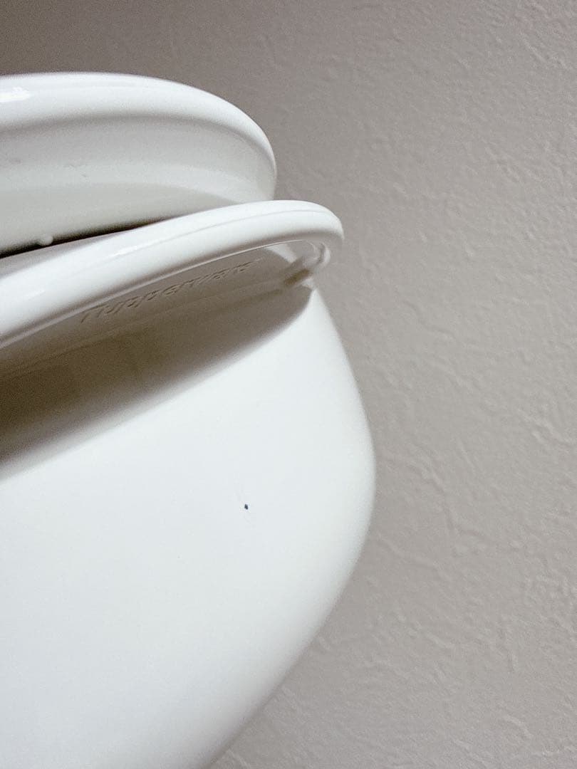 Tupperware タッパーウェーブ2000 丸型 3点セット　ホワイト