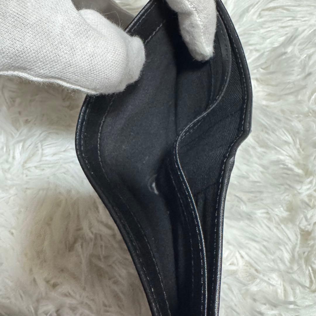 Vivienne Westwood 二つ折り財布　レザー　ブラック　オーブ