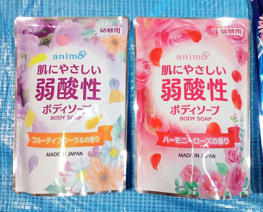 【１セット限定】《詰め替え用》洗濯洗剤・柔軟剤・シャンプー・ボディソープ